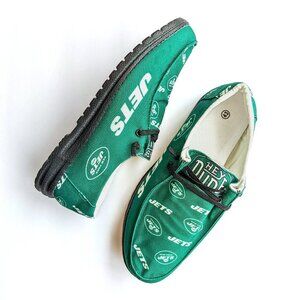 Hey Dude Football Loafers Unisex Men's Size 10 Women's Size 11